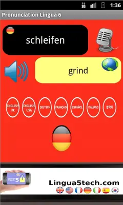 Lingua5 Pronunciation 11 android App screenshot 1